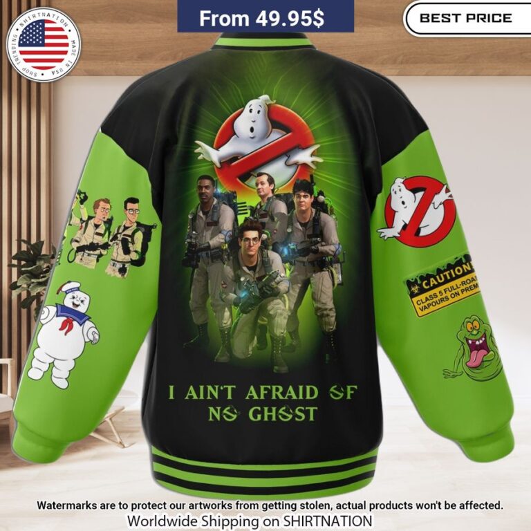 Ghostbusters Who You Gonna Call Baseball Jacket Best click of yours