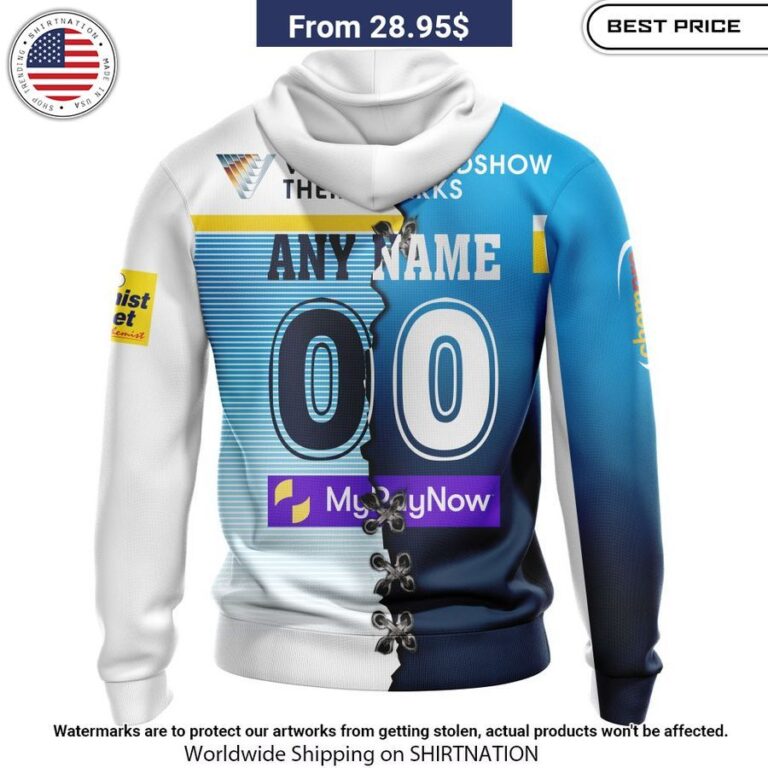 Gold Coast Titans Custom Home Mix Away Kits Hoodie Wow! This is gracious