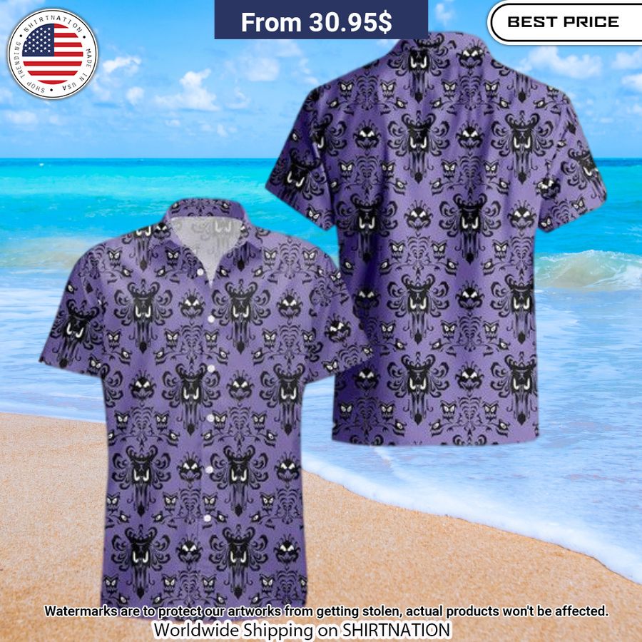 Haunted Mansion Hawaiian Shirt Elegant picture.