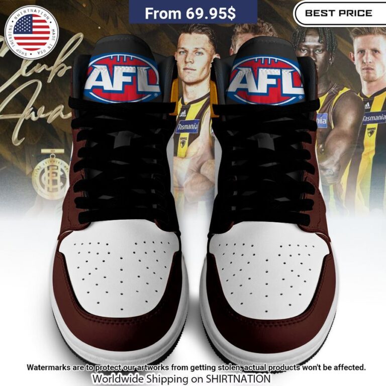 Hawthorn Hawks Custom Air Jordan 1 Cool look bro