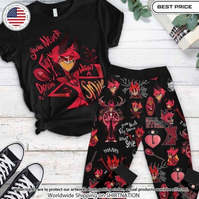 Hazbin Hotel Pajamas Set Eye soothing picture dear