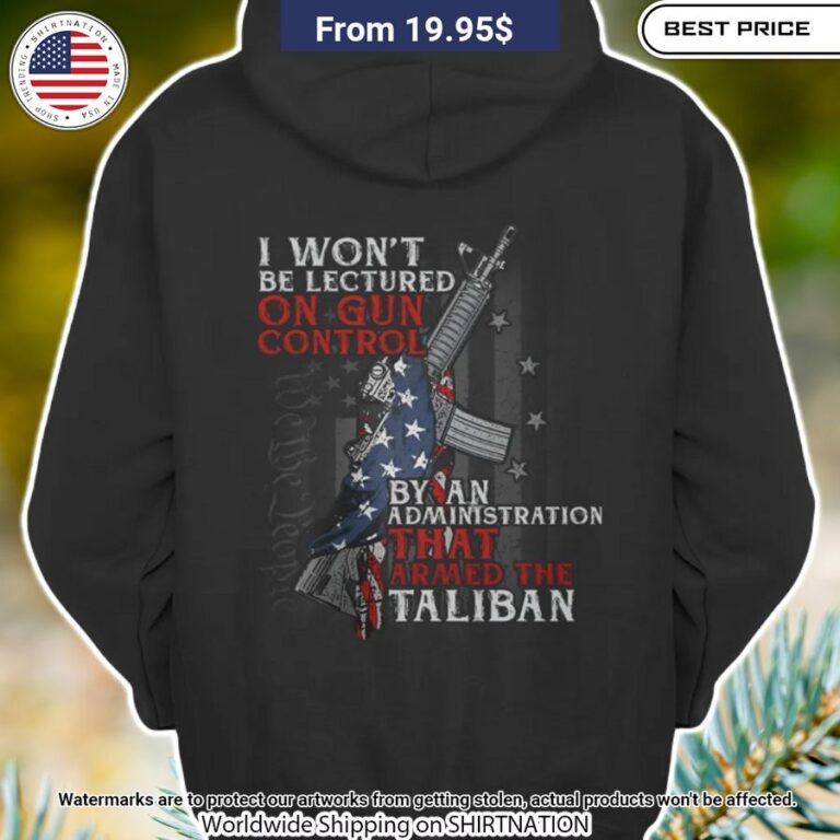 i wont be lectured on gun control by an administration shirt 3 440.jpg