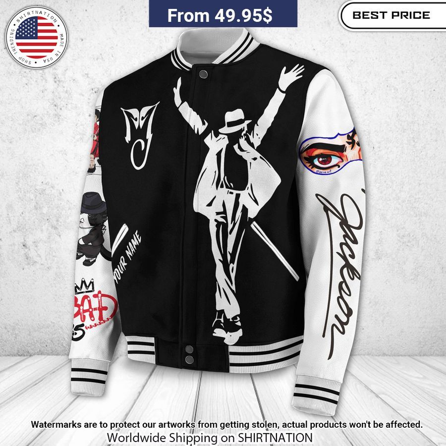 Michael Jackson Custom Baseball Jacket Looking so nice
