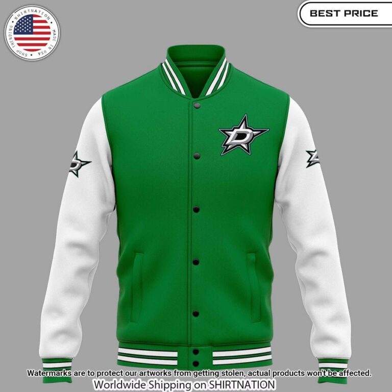 Mike Modano 9 Dallas Stars Baseball jacket Out of the world