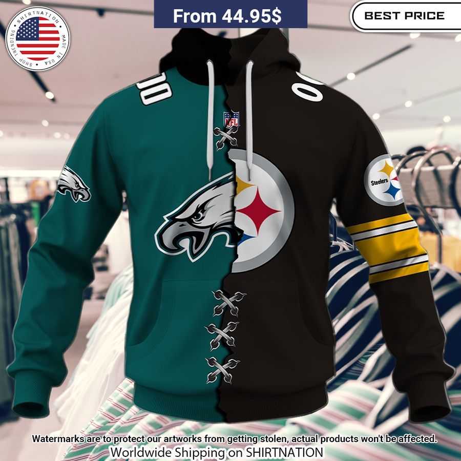 Mix and Match 2 NFL Teams Hoodie Which place is this bro?