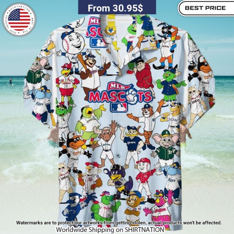 MLB Mascots Hawaiian Shirt Nice shot bro