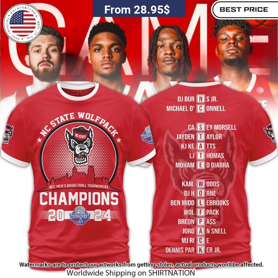 NC State Wolfpack Champions T Shirt Cuteness overloaded