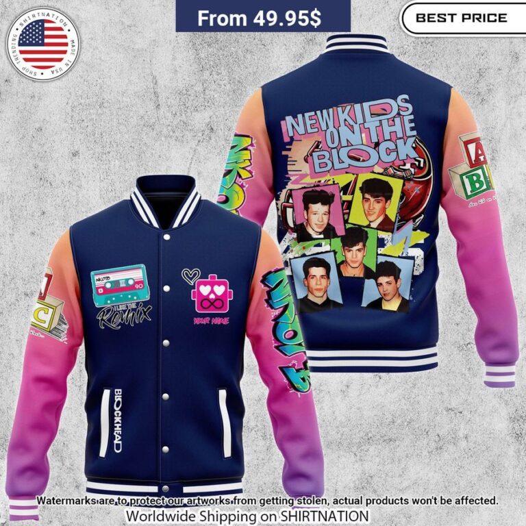 New Kids on the Block Custom baseball jacket Pic of the century