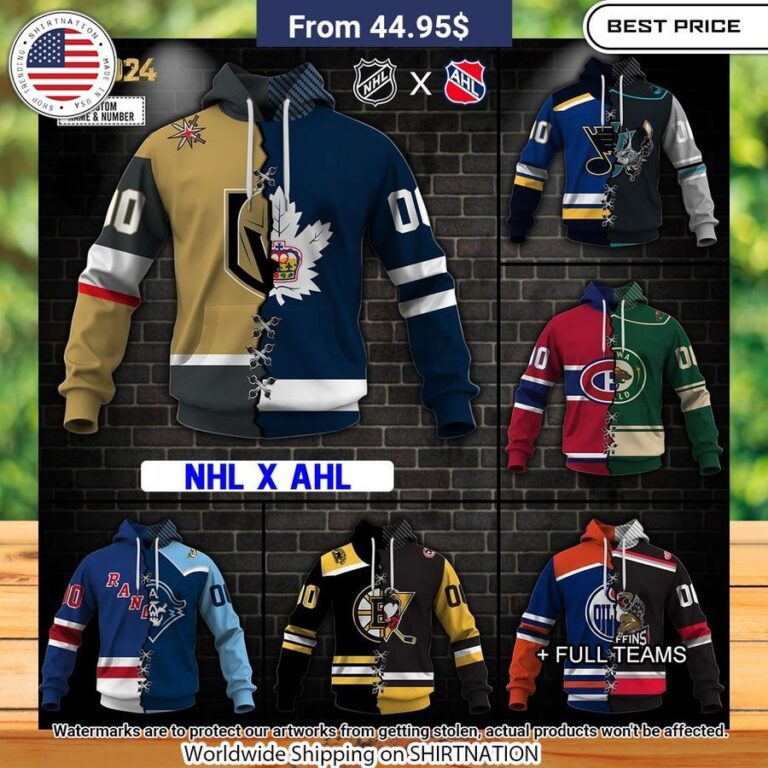 NHL Mix AHL Hockey Special Hoodie You tried editing this time?