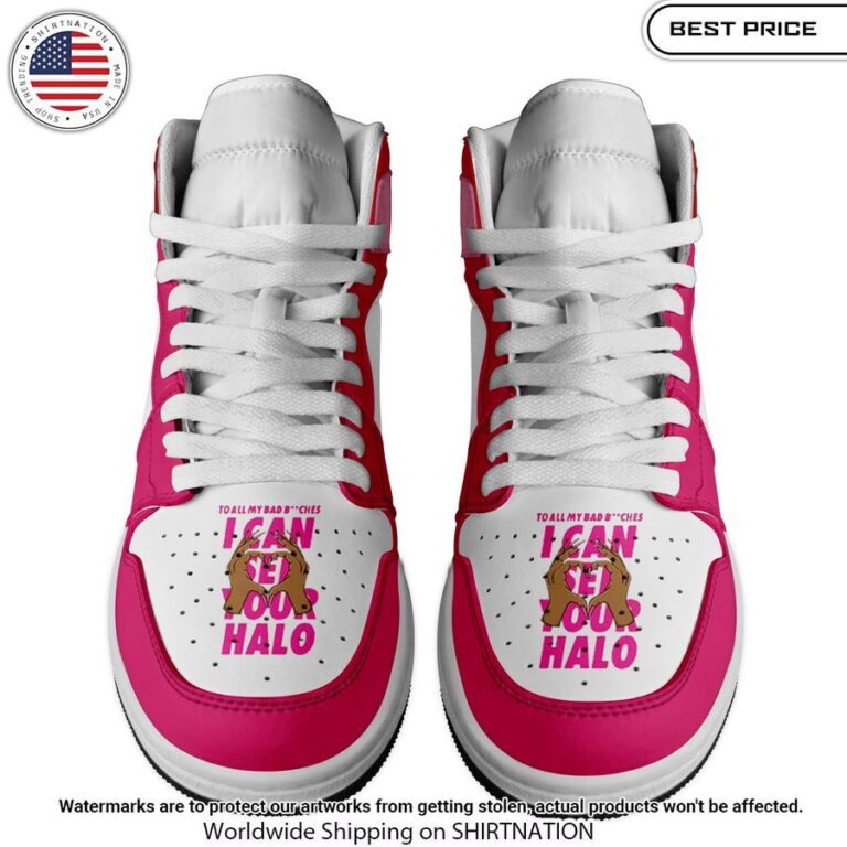 Nicki Minaj I can see your halo NIKE Air Jordan 1 Wow! This is gracious