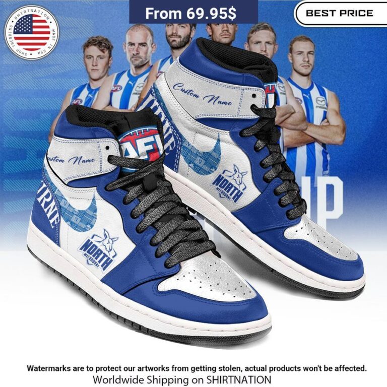 North Melbourne Kangaroos Custom Air Jordan 1 Damn good