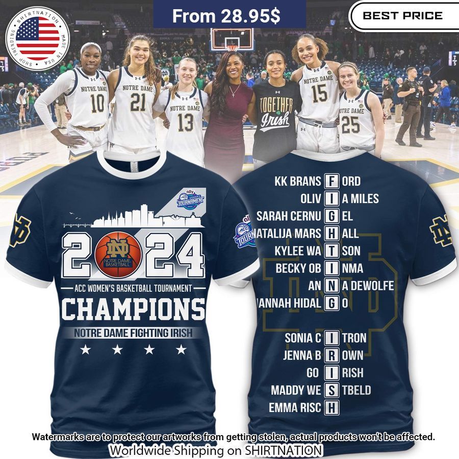 Notre Dame Fighting Irish Champions T Shirt Best couple on earth