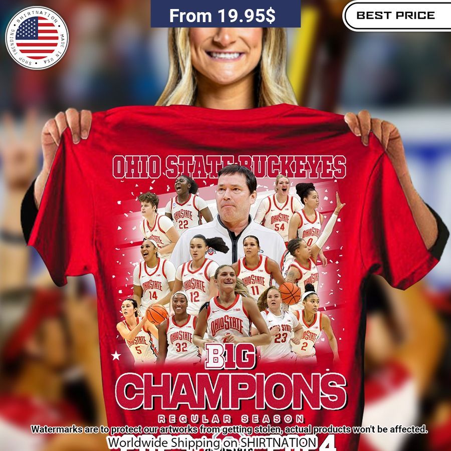 Ohio State Buckeyes Big Champions 2024 Shirt Rocking picture