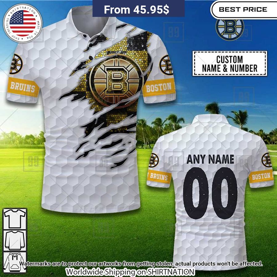 Personalized Golf Boston Bruins Polo Shirt Oh my God you have put on so much!