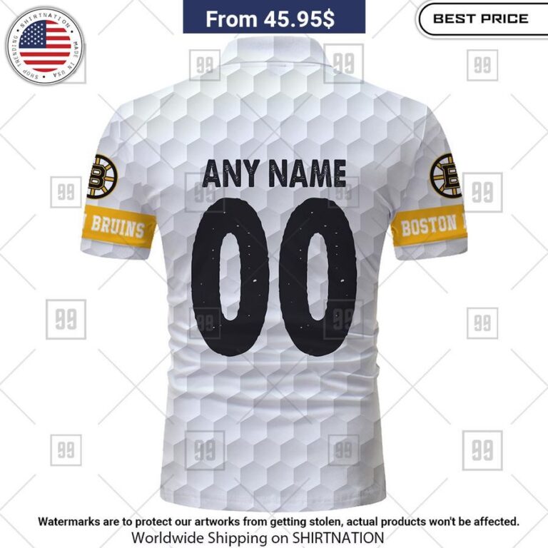 Personalized Golf Boston Bruins Polo Shirt Such a scenic view ,looks great.