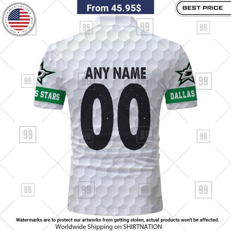 Personalized Golf Dallas Stars Polo Shirt Nice shot bro