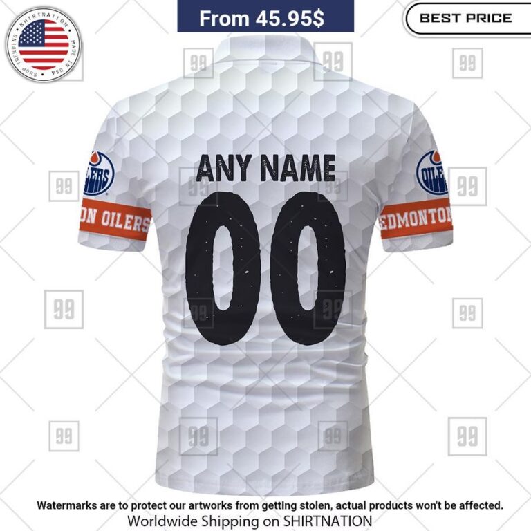 Personalized Golf Edmonton Oilers Polo Shirt Mesmerising