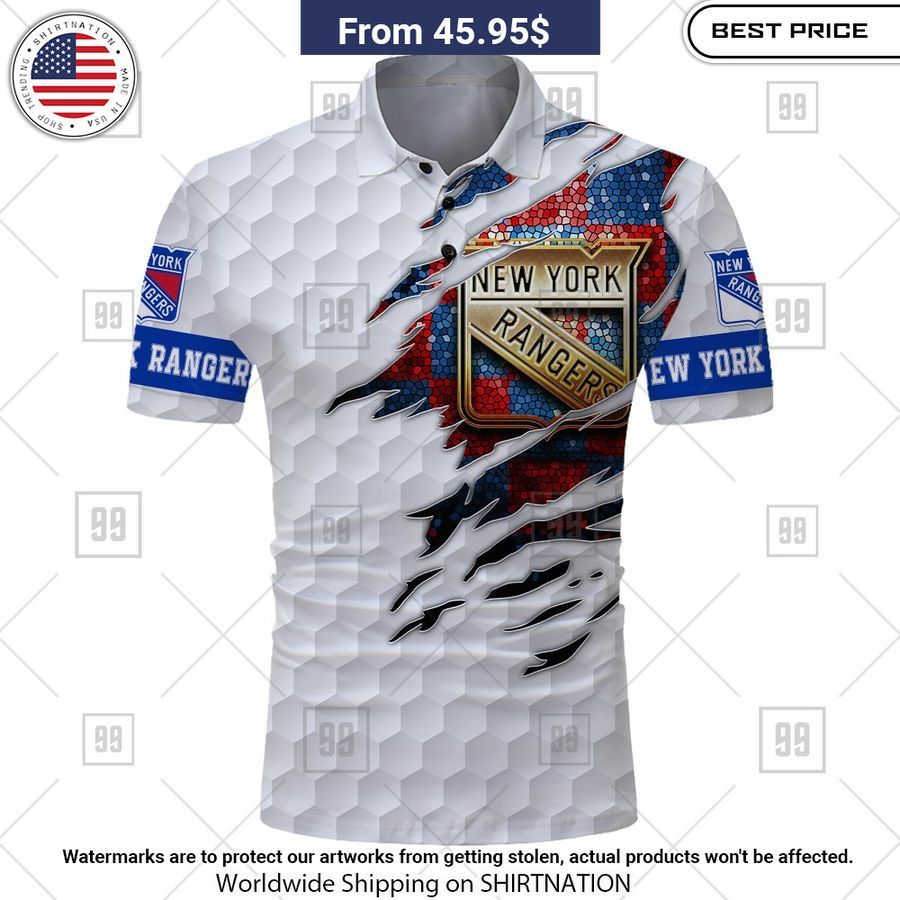 Personalized Golf New York Rangers Polo Shirt Ah! It is marvellous