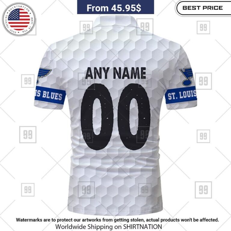 Personalized Golf St. Louis Blues Polo Shirt You look fresh in nature