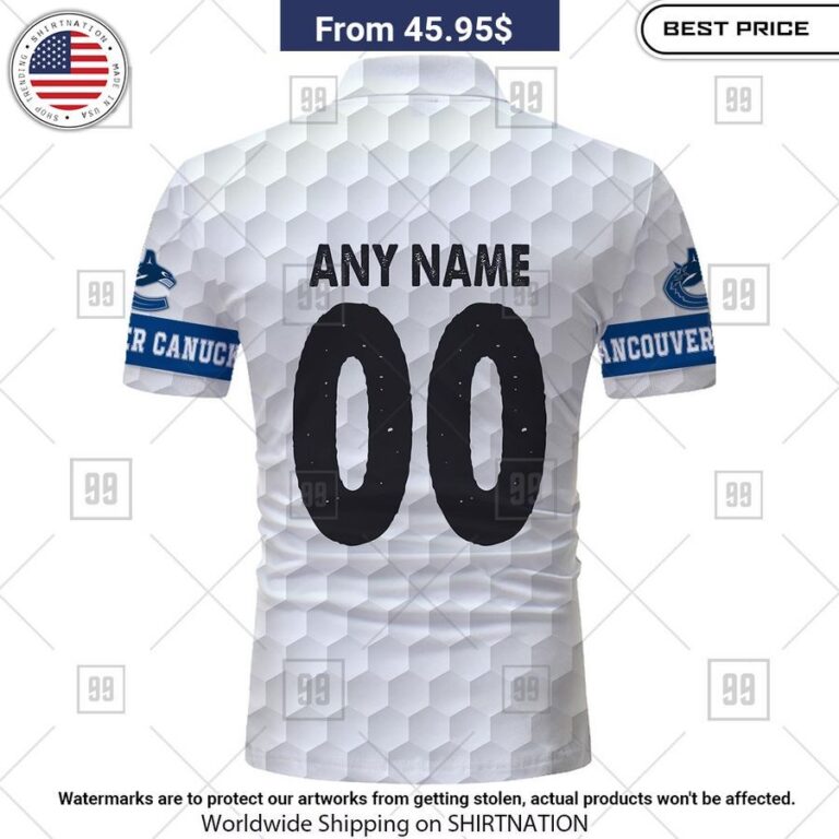 Personalized Golf Vancouver Canucks Polo Shirt You look too weak