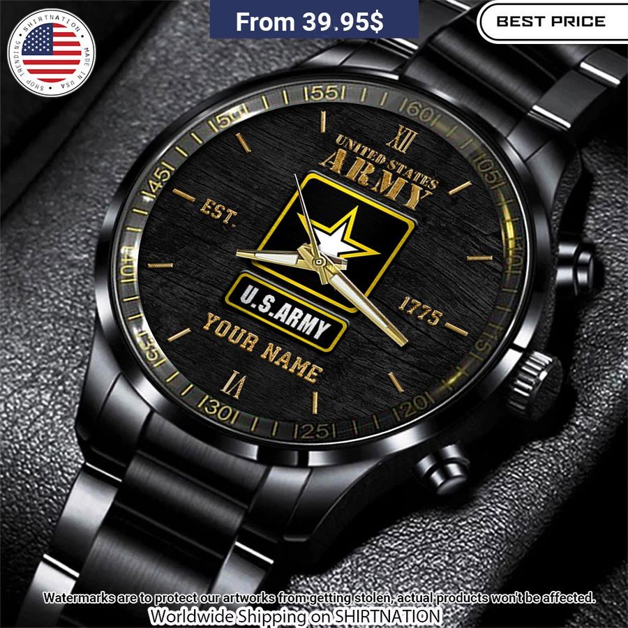 Personalized U.S Army Watch Best click of yours