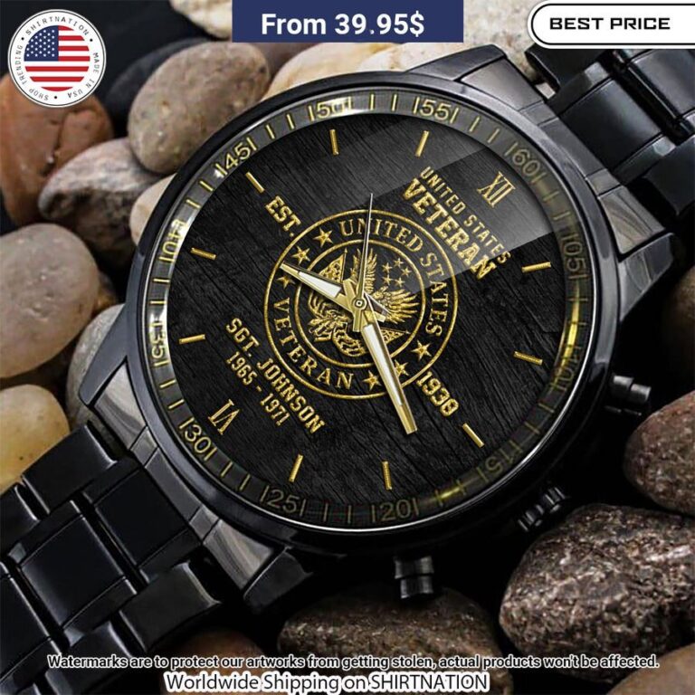 Personalized US Veteran Watch Nice bread, I like it