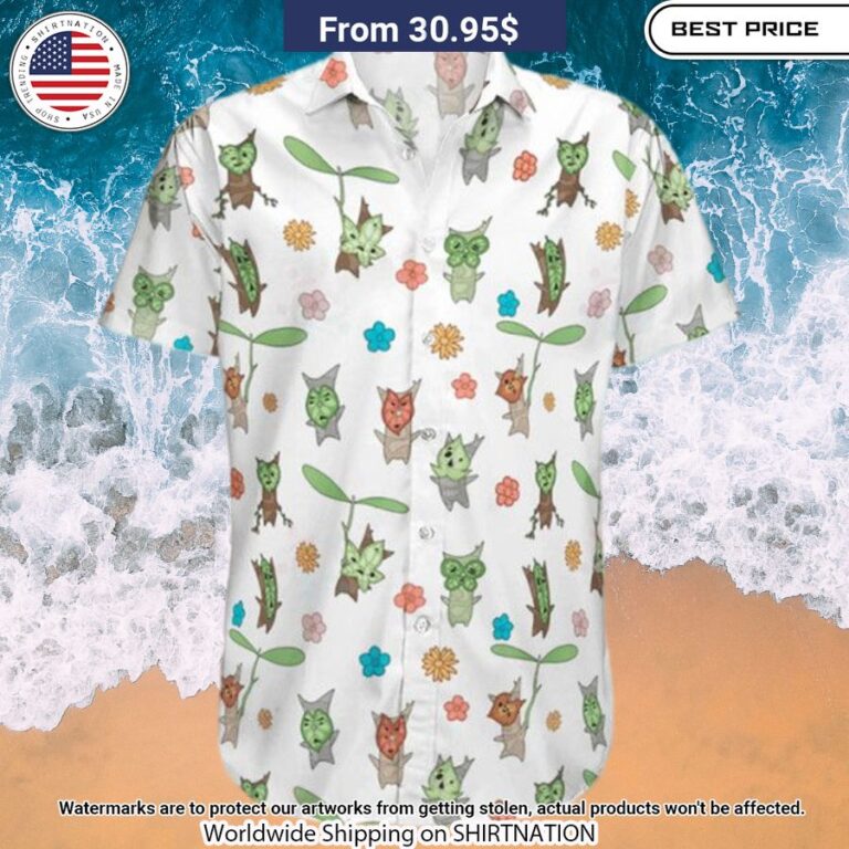 Plant Flora Of Hyrule Korok Hawaiian Shirt Rejuvenating picture