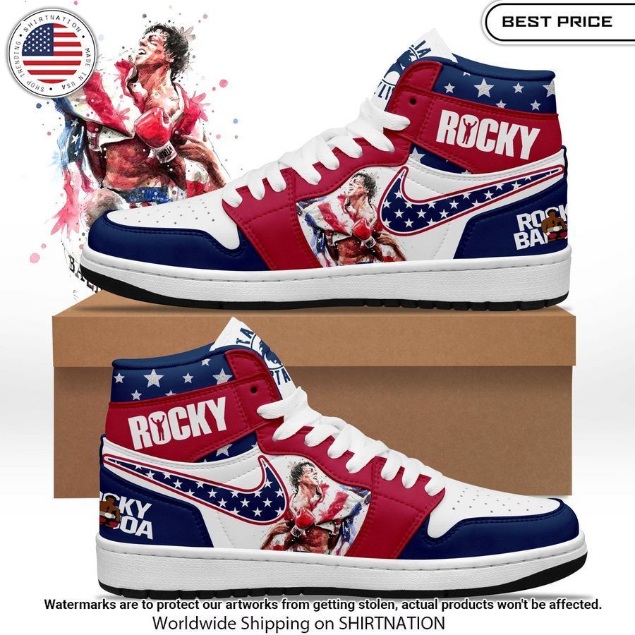 Rocky Balboa US Flag Air Jordan 1 Loving, dare I say?