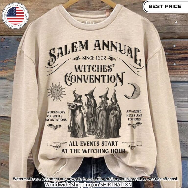 salem annual witch convention sweatshirt 1