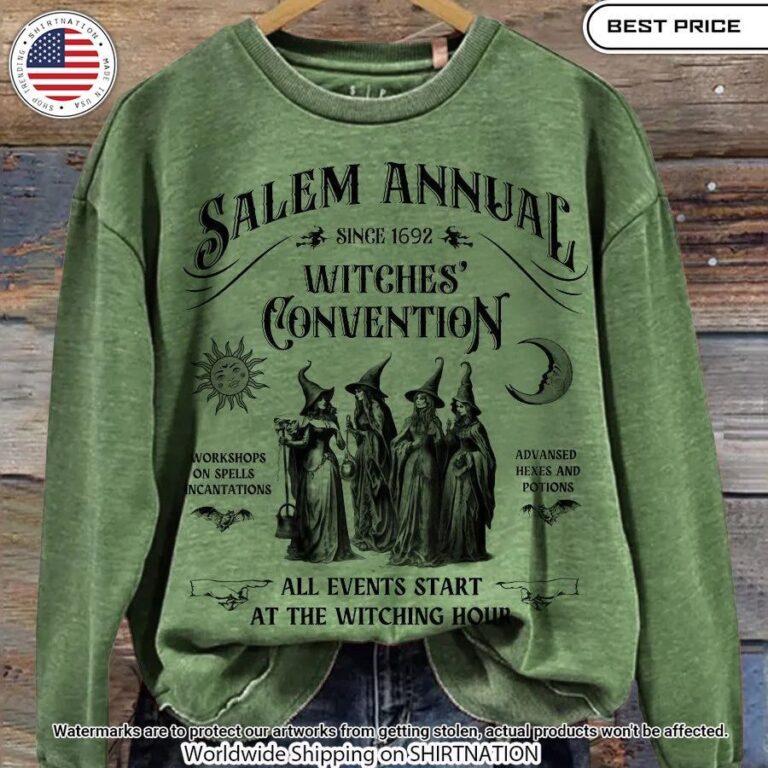 Salem Annual Witch Convention Sweatshirt Trending picture dear