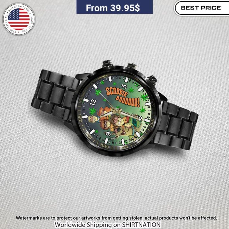 Scooby Doo Weed Stainless Steel Watch You look lazy