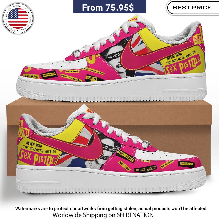 Sex Pistols NIKE Air Force Shoes You look so healthy and fit