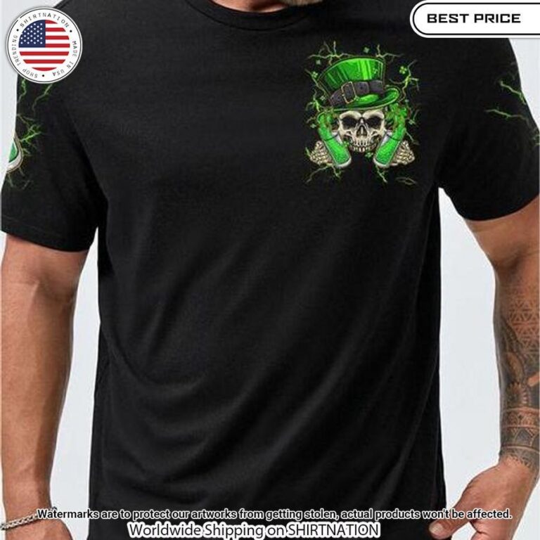 St. Patricks Day Bring Beer Skeleton Shirt Cool look bro