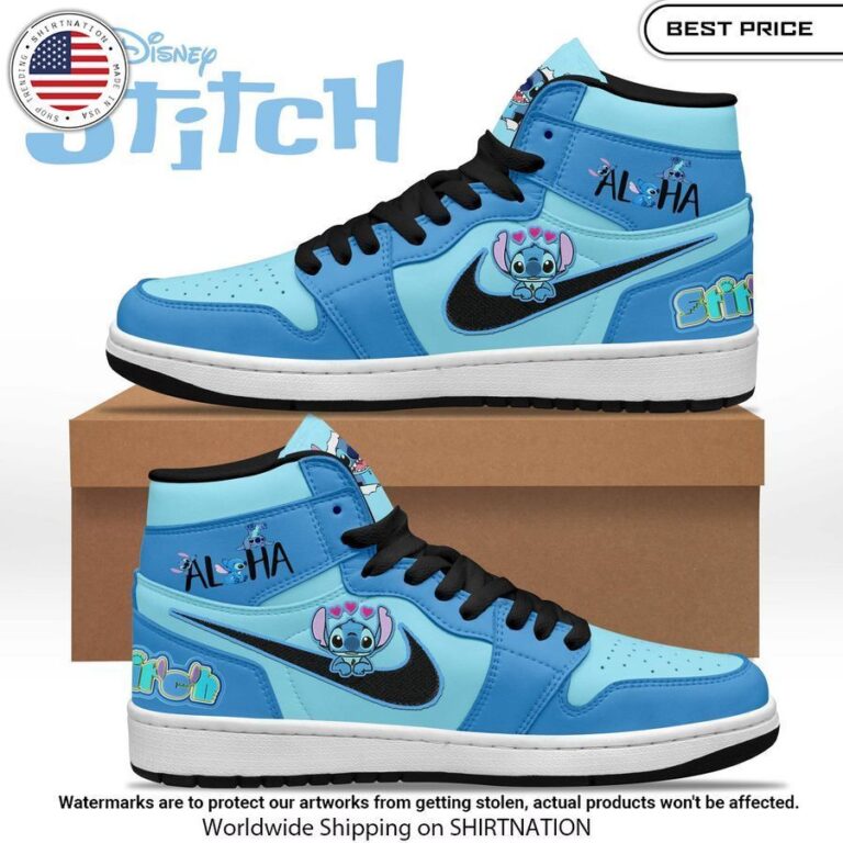 Stitch aloha Air Jordan 1 Bless this holy soul, looking so cute