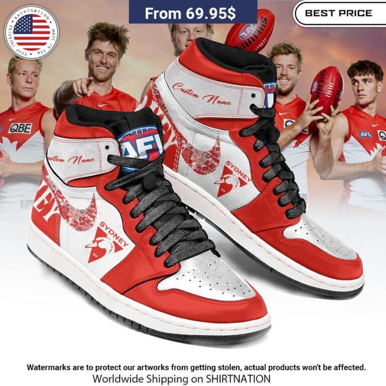 Sydney Swans Custom Air Jordan 1 Wow! This is gracious