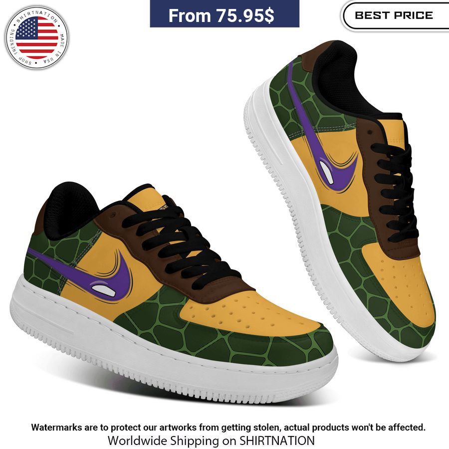 Teenage Mutant Ninja Turtles NIKE Air Force Shoes Natural and awesome