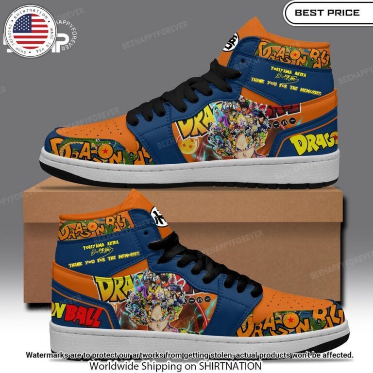 Thank You For The Memories Toriyama Akira Dragon Ball Air Jordan 1 Sizzling