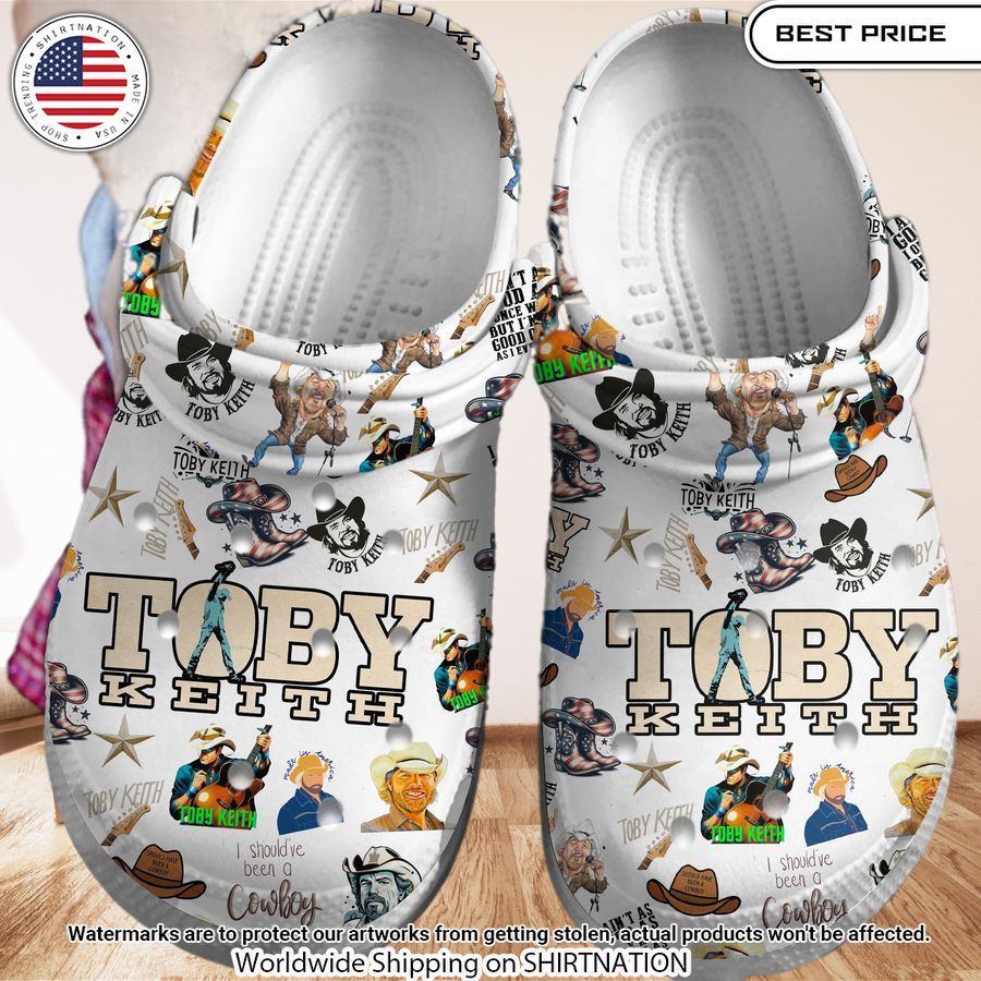 Toby Keith Cowboy Crocs Shoes I like your dress, it is amazing