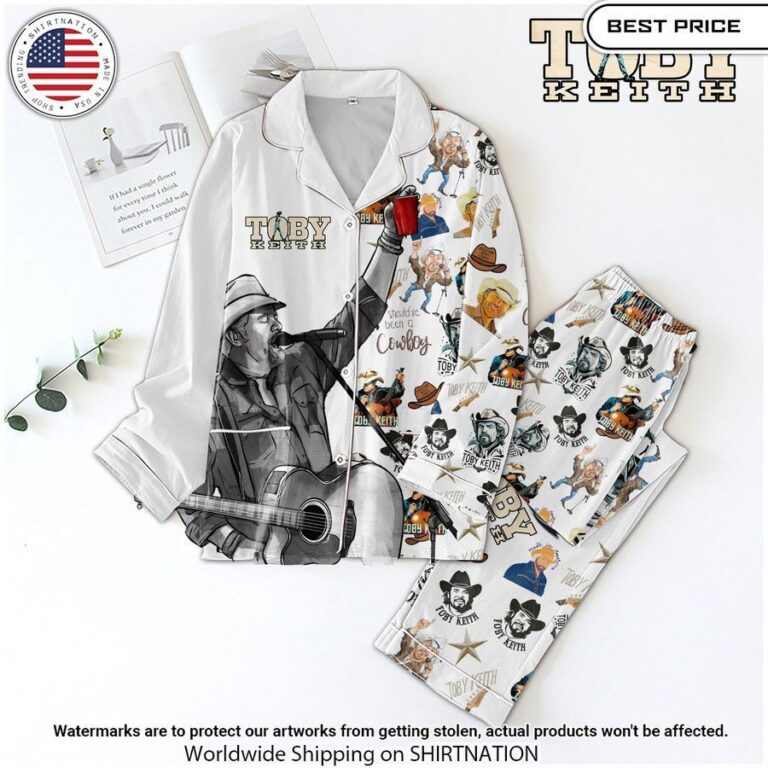 Toby Keith Cowboy pajamas set Beauty is power; a smile is its sword.