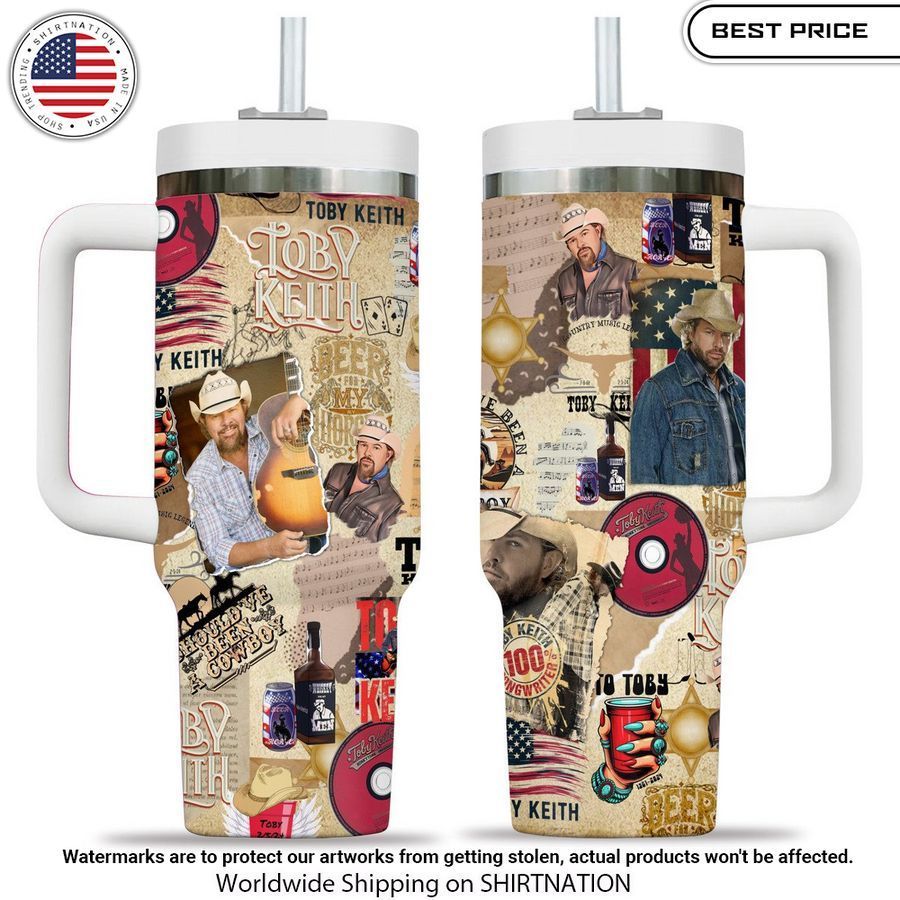 Toby Keith US Flag Stanley Tumbler Hey! Your profile picture is awesome