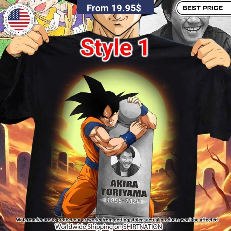 Toriyama Akira 1955 2024 Dragon Ball Shirt Stand easy bro