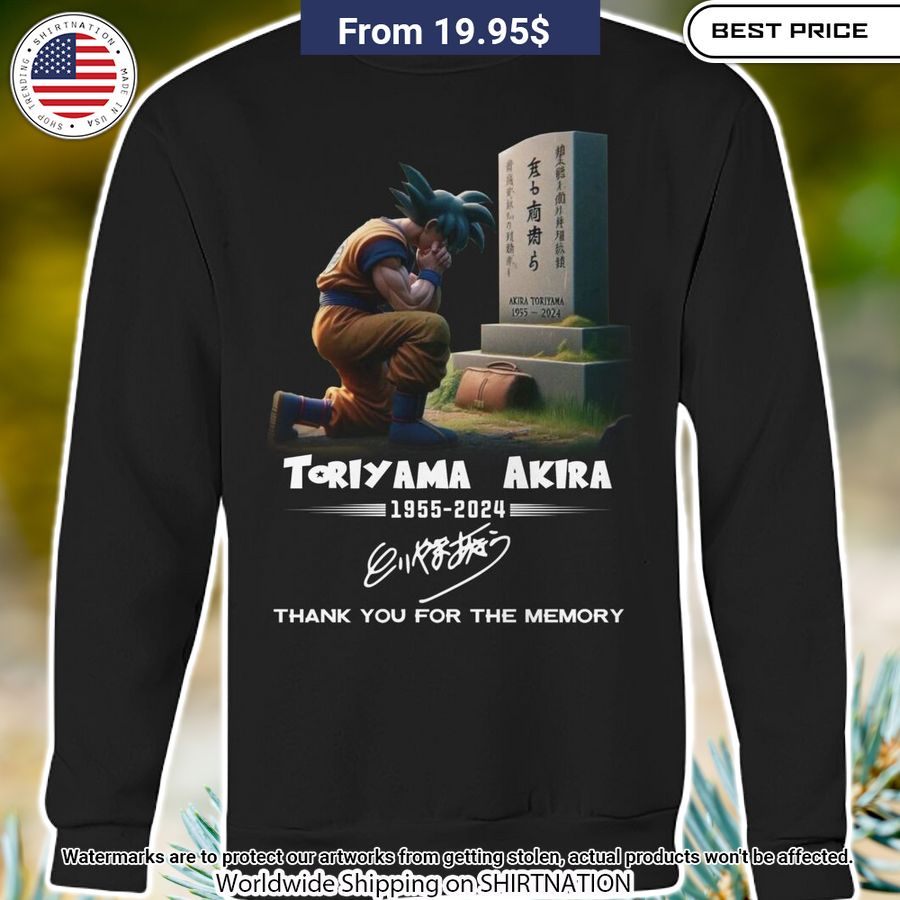 Toriyama Akira Grave Dragon Ball Shirt Stunning