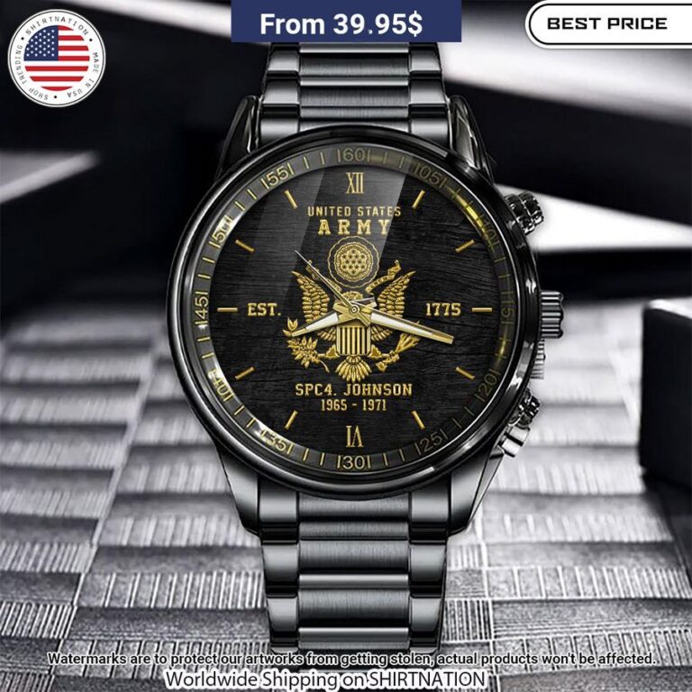 U.S Army Steel Custom Watch Nice bread, I like it