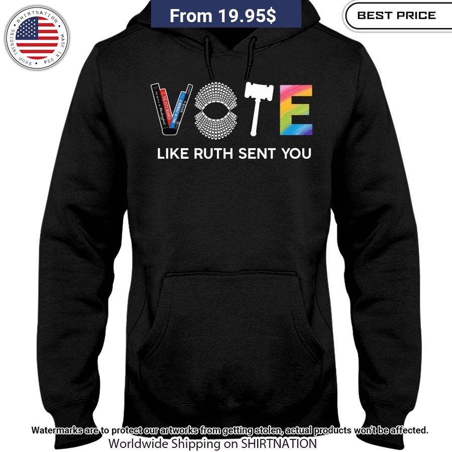 Vote Like Ruth Sent You Shirt How did you learn to click so well