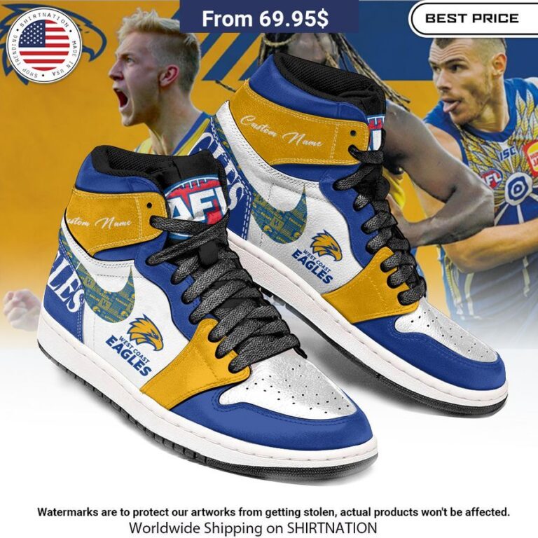 West Coast Eagles Custom Air Jordan 1 My favourite picture of yours