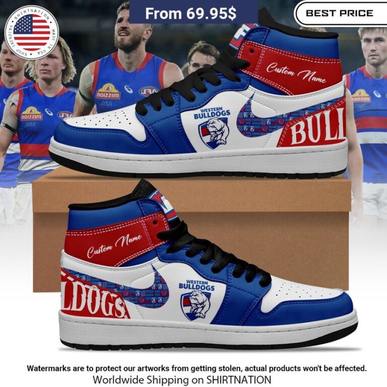 Western Bulldogs Custom Air Jordan 1 Best click of yours