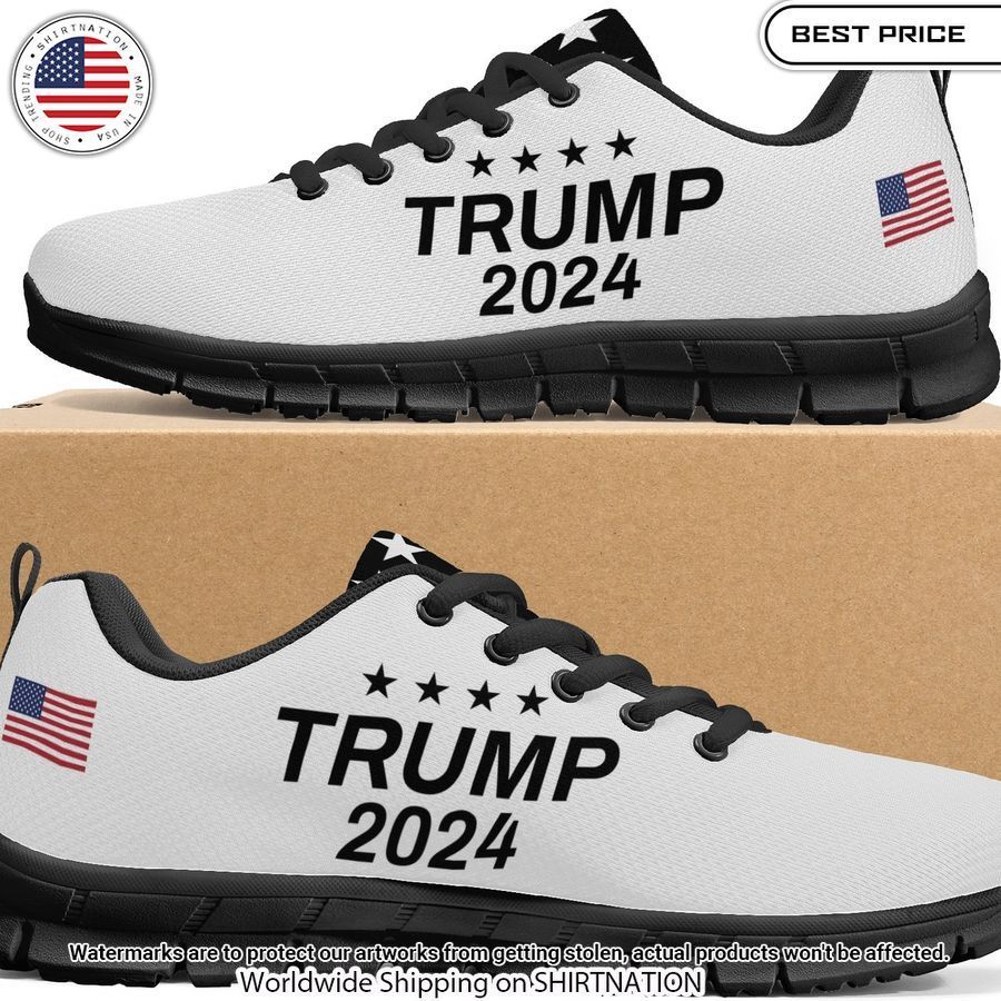 Trump 2024 US Flag Sneakers Selfie expert