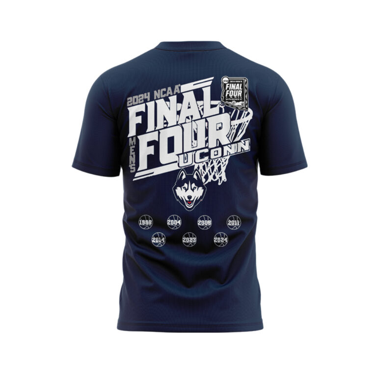 UConn Huskies 2024 Final Tour Shirt 2