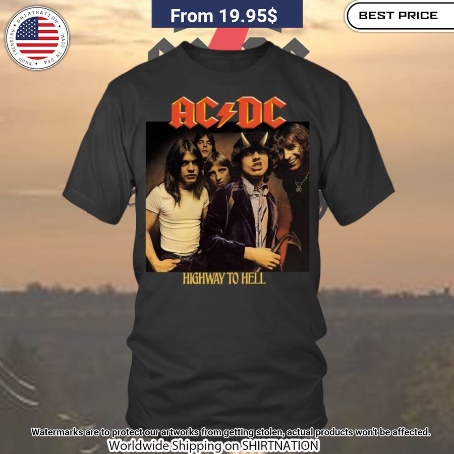 ACDC Highway To Hell Shirt Good look mam