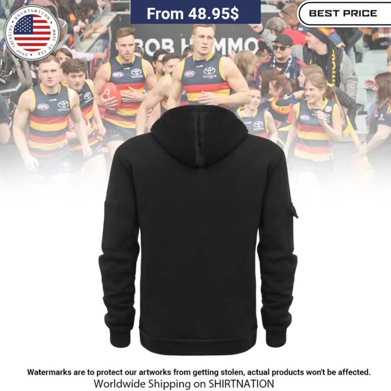 Adelaide Crows Half Zip heavy hoodie Sizzling